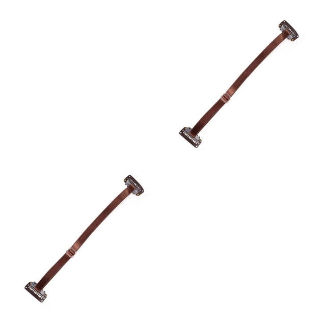 Soidarity Bandas de nailon para estiramiento Facial para mujer, correas para eliminar arrugas faciales, cinturones ajustables, horquillas, herramienta de Marrón de banda única 2piezas Soidarity CBP193280