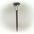 thumbnail image 3 of Alpine Corporation 17" Solar Pathway Stake LED Lights, Set of 8, Brown, 3 of 12