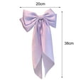 thumbnail image 6 of LShunze Hair Bows for Women, Big Bow Hair Clips for Girls, Silky Satin Hair Bows Clips Oversized Long Tail, Large Hair Barrettes Cute Aesthetic Hair Accessories, Metal Bow Hair Clips, 6 of 8