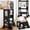 Black, variant on 4-in-1 Toddler Kitchen Step Stool, Learning Standing Tower with Whiteboard, Wooden Kitchen Stool Helper for Kids, 1-3 Year Old Boy Girl Gifts-Black