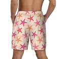 thumbnail image 4 of Gaeub Starfish Mens Swim Trunks Stretch Beach Shorts Quick Dry for Men Swim Shorts Swimwear with Pockets- Medium, 4 of 9