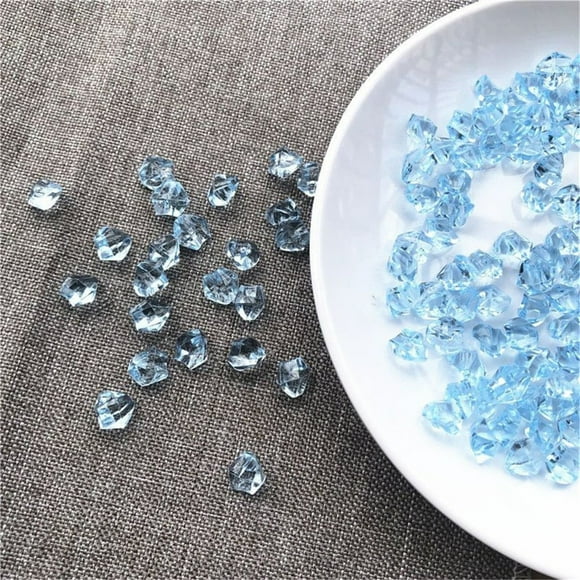 Decorative Stones Stone Vase Hydroponic Decoration Plastic Colored Stone Simulation Ice Stone Crushed Ice