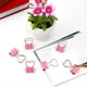 thumbnail image 5 of Clips Metálicos para Carpetas con Forma de Corazón, 60 Piezas, Color Rosa., 5 of 5
