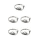 thumbnail image 1 of Sonducket Anillos de rana Diseño de apertura retro Joyería de metal ajustable Ojo Anillo de punk rock Personalidad Accesorios de diario Plata Type2 NO2 Sonducket CBP375139, 1 of 5