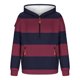 thumbnail image 4 of Dolkfu Sudadera con capucha de rayas para hombre, sudadera deportiva con cremallera de 1/4, camiseta de fitness con capucha para hombre XXXXL, 4 of 5