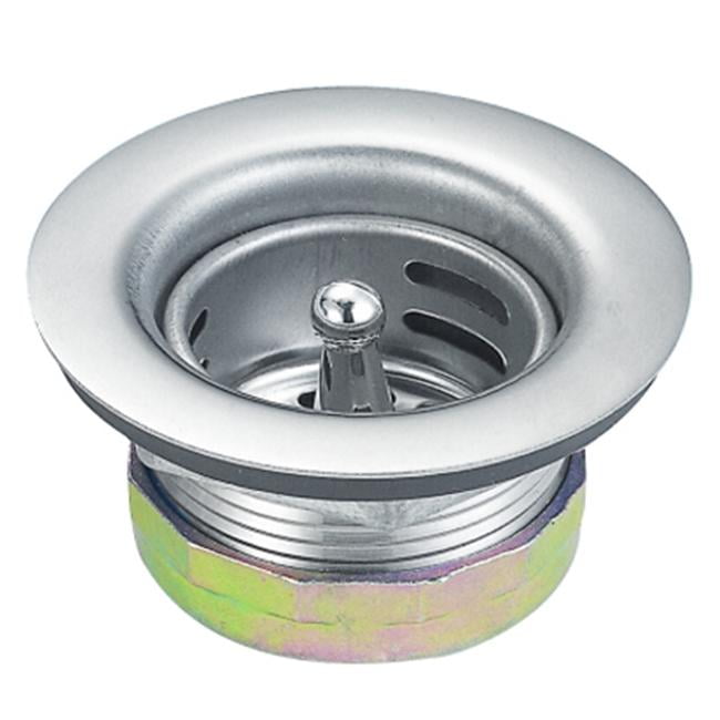 Stainless Steel Duo Strainer For Bar SinkBrass Nut D 2.722 Inch X
