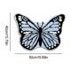 thumbnail image 4 of Alfombra con mariposas para dormitorio de niña, sala de estar o dormitorio de adultos mayores. Alfombra gruesa de alta calidad resistente a las manchas. Diseño especial azul., 4 of 7