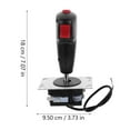 thumbnail image 2 of HLONK Game Controller Pc Flight Joystick 1Pack 7.1x3.7x2.6in Aluminum, 2 of 8