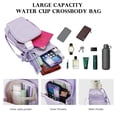 thumbnail image 3 of CHAOYUNYI Water Bottle Holder with Strap for 25/32/40/64 oz, Carrier Sling Bag with Phone Pocket Water Bottle Sleeve for Men Women Hiking Camping Travelling, 3 of 7