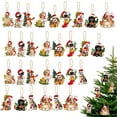 thumbnail image 2 of Dog Christmas Tree Ornament Xmas Decorations Funny Dog Christmas Tree Ornament Dog Lovers Gift Dog Hanging Decoration Assorted Dog Holiday Christmas Tree Ornament For Christmas, 2 of 9