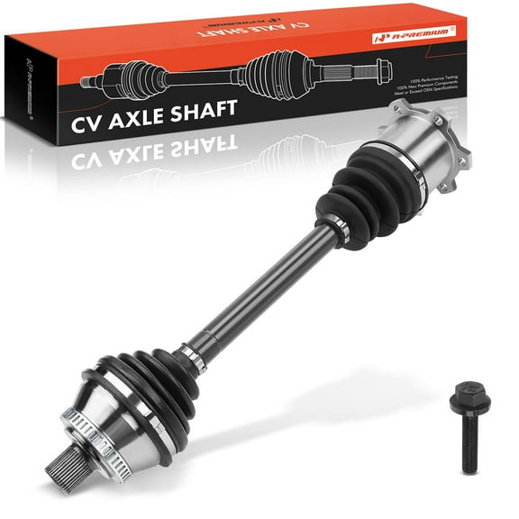 A-Premium CV Axle Shaft Assembly Compatible with Audi Allroad Quattro 2001-2005 V6 2.7L V8 4.2L Automatic Transmission Front Right Passenger Side