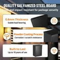 thumbnail image 3 of EDTara Waterproof Outdoor Package Box, Locking Steel Parcel Delivery Mailbox With Combination Lock for Porch or Curb, 3 of 6