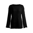 thumbnail image 4 of JIAYUE Women's Sweater Long Sleeve Effortless Everyday Knit Pullover Solid Color Lightweight Round Neck Casual Wear Female Classic Tops, 4 of 4