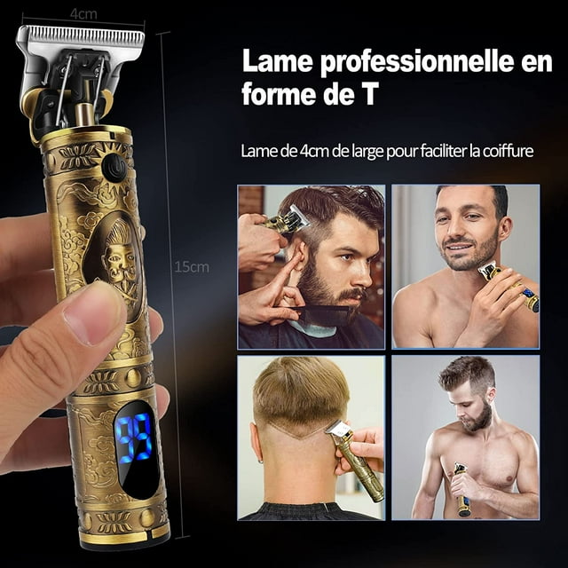 Hair Clipper for Men, Professional Electric Beard Trimmer, Beard Trimmer Kit, LE