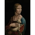 thumbnail image 3 of Leonardo da Vinci 14x18 Black Modern Framed Museum Art Print Titled - Lady with an Ermine - Portrait of Cecilia Gallerani (ca.1473-1536) (1490), 3 of 5