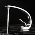 thumbnail image 2 of AWZTOO Single Handle Bathroom Faucet Modern Bathroom Sink Faucets Single Hole Basin Vanity Mixer Taps With Valve Brushed Nickel Nickel Finish, 2 of 5