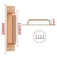 thumbnail image 1 of Luckyn Wooden Door Windoww Handle Aluminum Alloy Balcony Glass Surface Mounted, 1 of 9
