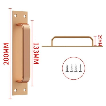 

Mduoduo Wooden Door Windoww Handle Aluminum Alloy Balcony Glass Surface Mounted