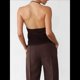 thumbnail image 5 of Camisola Corta con Cuello Halter y Lazo Frontal de Crochet para Mujer, para Playa Negro S, 5 of 6