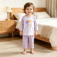 thumbnail image 5 of sdbrld Unisex Kids 3D Cartoon Print Two Piece Casual Suit Round Neck Long Sleeve Top Regular Long Pants,Sizes 150, 5 of 8