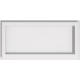thumbnail image 1 of Ekena Millwork CMP14X7RE 7 x 14 in. Rectangle Architectural Grade PVC Contemporain Médaillon de Plafond, 1 of 1