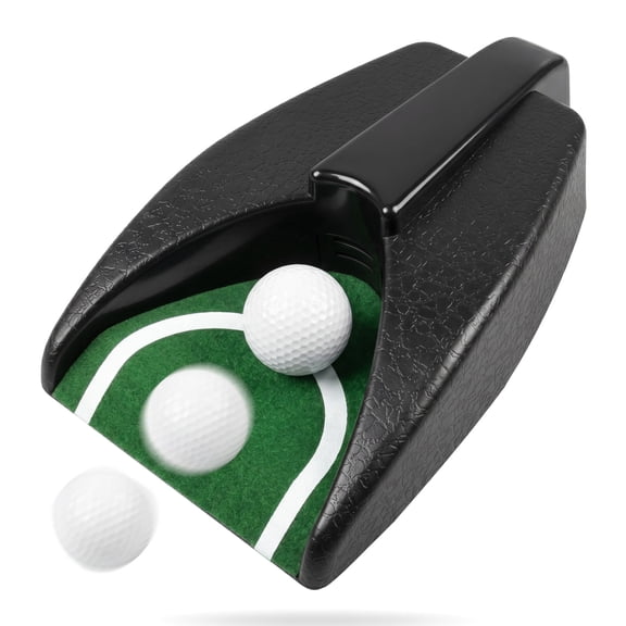 Golf Ball Return Putting Unit – Automatic Return Machine, Indoor Golf Putting Hole, Battery-Powered Practicing for Home, Office, Yard, Party