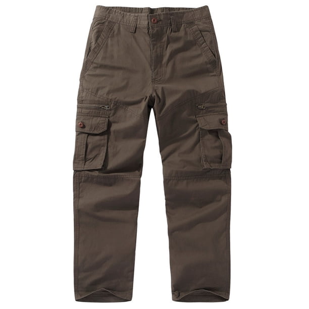 Ceisia Men's Multi-Pocket Straight-Leg Outdoor Casual Pants | Durable Solid Color Trousers (Regular & Plus Sizes) Gifts