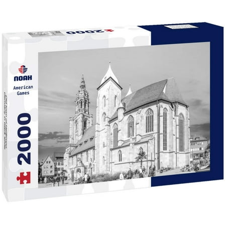 Noah Jigsaw Puzzle Old town of Heilbronn, Germany in black white 2000 pieces
