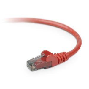 Belkin CAT5E Snagless Patch Cable RJ45M/RJ45M; 8 Red 