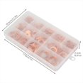 thumbnail image 4 of 300Pcs M5-M20 Copper Washers 12 Sizes O Ring Copper Gaskets Set Flat Ring Seal Kit Assortment Car Copper Sealing Ring with Storage Case Hardware for Automotive Ship Generators Machinery a, 4 of 10
