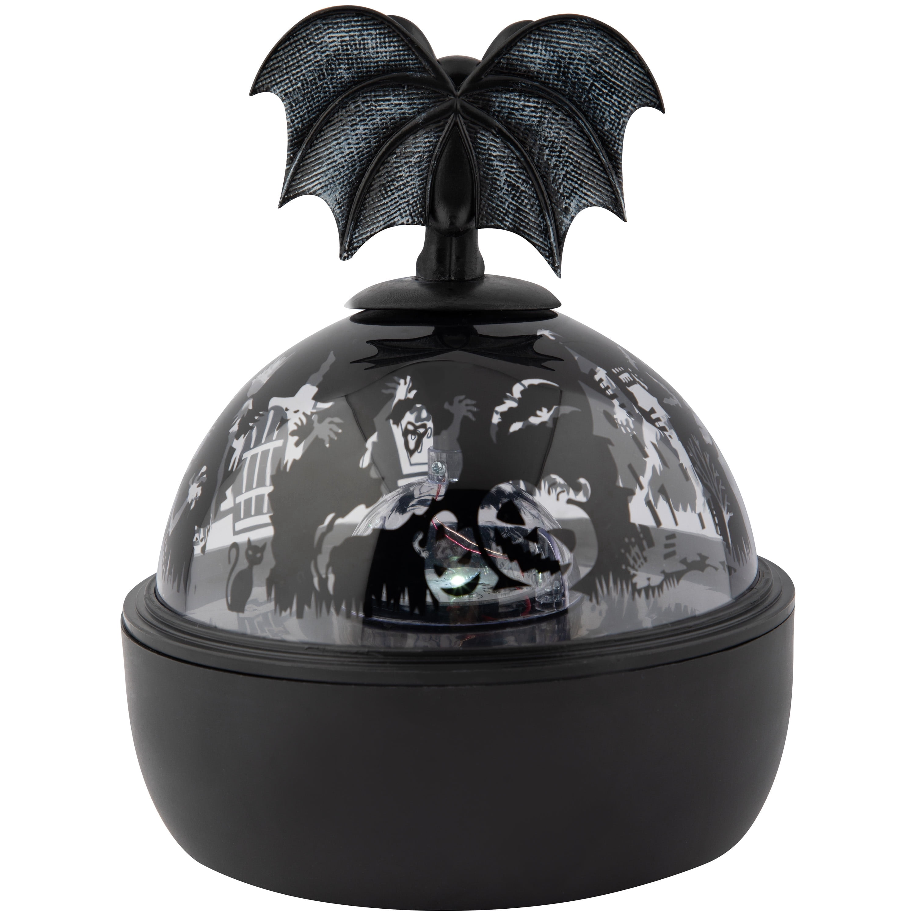 Halloween Light Show Illuminations Shadow Lights with Topper Haunted Bat Projection Light (Red/White)