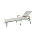 thumbnail image 5 of Christopher Knight Home Aluminum Adjustable Outdoor Chaise Lounges - Set of 2, White, 5 of 5