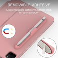 thumbnail image 4 of Pencil Holder Sticker Compatible with Apple Pencil 1st and 2nd Generation,Magnetic Attach Design Strong Adhesive Silicone Holder Accessories for iPad Stylus Pens (Pink), 4 of 8