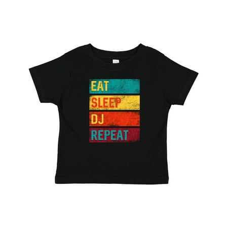 

Inktastic DJ Eat Sleep DJ Repeat Music Gift Baby Boy or Baby Girl T-Shirt