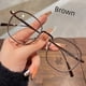 thumbnail image 2 of Gafas de sol anti-luz azul para mujer, sin púas, con montura de gafas para miopía de aspecto alto y adelgazantes, súper blancas, 2 of 5