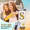 thumbnail image 2 of Vaso SUFAVN con monograma de girasoles, 1,2 L, con asa, 2 of 7