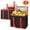 Red Black, variant on Tripumer 3 Pcs Insulated Reusable Grocery Bag Food Delivery Bag 16 x 13 x 10 in Cooler Bag Reusable Grocery Shopping Bag Stands Upright Machine Washable Sturdy Zipper Black with Red Edge