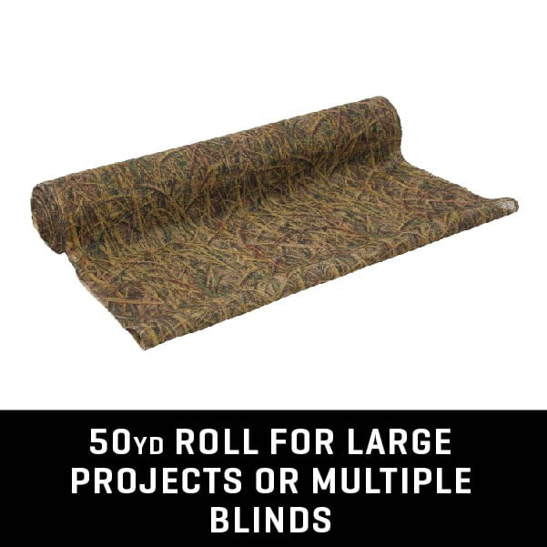 Vanish Burlap Hunting Blind, 50-Yard Roll, Mossy Oak Shadowgrass Camo