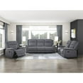 thumbnail image 5 of Lexicon Dean Microfiber Double Reclining Love Seat in Gray, 5 of 5