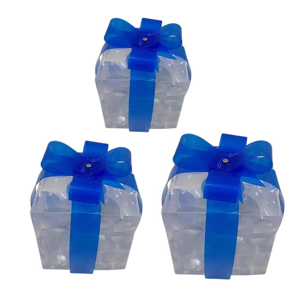 Cajas de regalo iluminadas de Navidad, luces LED, cajas de regalo, adornos, decoración navideña para interior y exterior, decoración de césped y patio 3Tamaños Yotijar Cajas iluminadas
