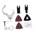 thumbnail image 4 of Juego de convertidor de amoladora de herramienta oscilante, accesorios de modificación de acero, Kits prácticos de cabezal de conversión de Zulema Convertidor de amoladora angular, 4 of 8