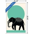 thumbnail image 3 of Ink Elephant Wall Poster, 22.375" x 34", Framed, 3 of 3