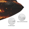 thumbnail image 5 of Cauagu Cool Fire Man Print Pillow Covers with Envelope Closure,1PC Pillow Cases Decorative Pillow Case for Bed & Couch, Pillows Not Included-16"x24", 5 of 6