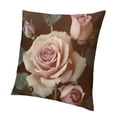 thumbnail image 2 of SHANXI Elegant Flower Pink Pillowcase for Decorative Sofa – Soft and Stylish Accent for Home 22x22in, 2 of 6