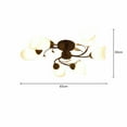 thumbnail image 2 of Miumaeov Retro Flush Mount Ceiling Light 6-Head Lights White Glass Lampshade Polished Metal Fixture for Bedroom Living Room Kitchen Bar Office, 2 of 11