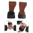thumbnail image 4 of Guantes de levantamiento de pesas DYNWAVEMX Empuñaduras de mano con muñequeras, 4 of 8