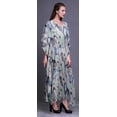 thumbnail image 3 of Bimba Caftan pour Femme Tenue d'Intérieur Robe Maxi de Plage Couvre-Maillot, 3 of 5