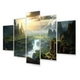 thumbnail image 2 of Designart "Castle from a Fairytale II" Castles Metal Wall Decor Set, 2 of 5