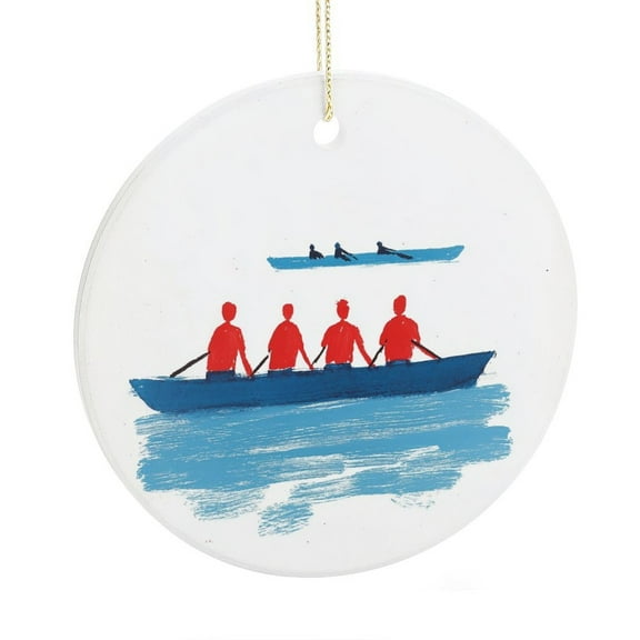 Christmas Tree Ornament Personalized Rowing Club Crew 2025 Christmas Ornaments Water Sports Ornament Christmas Holiday Decorations