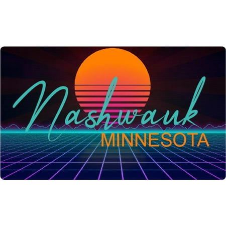 

Wynnedale Indiana 4 X 2.25-Inch Fridge Magnet Retro Neon Design